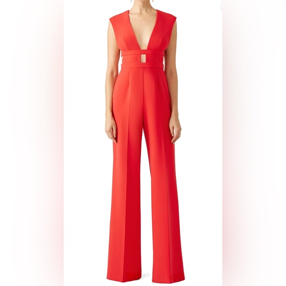 JAYGODFREY Pants - JAY GODFREY-NEW Red Bond Jumpsuit